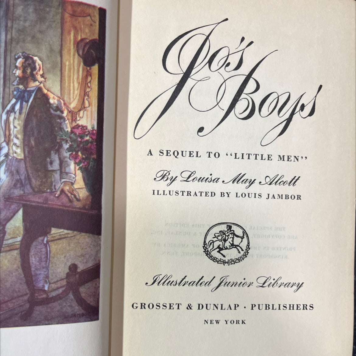 joy heaps a sequel to \"little men\" book, by louisa may alcott, 1949 Hardcover image 2