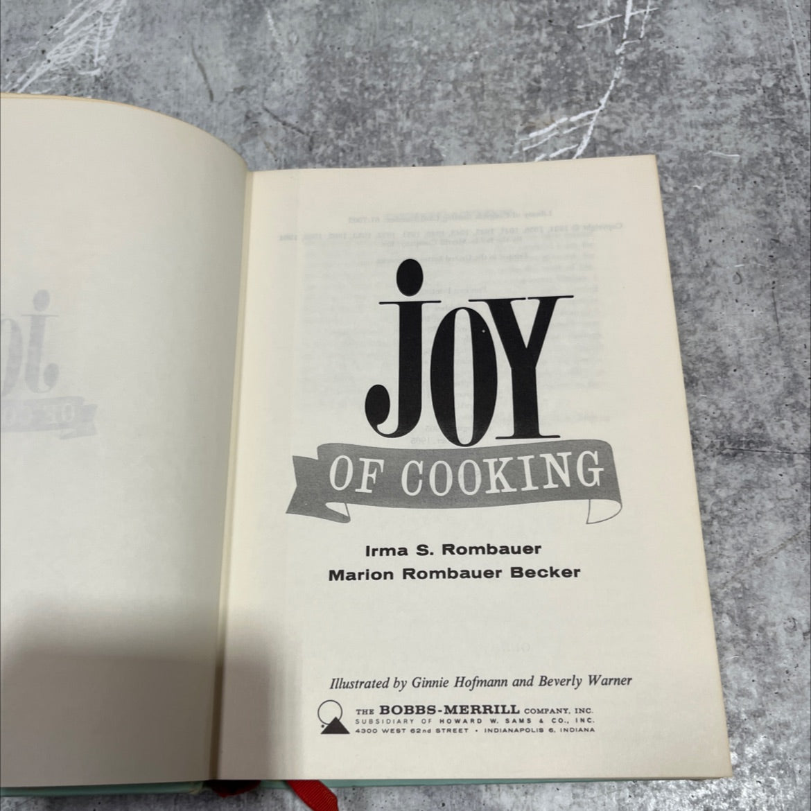joy of cooking book, by irma s. rombauer, marion rombauer becker, 1964 Hardcover image 2