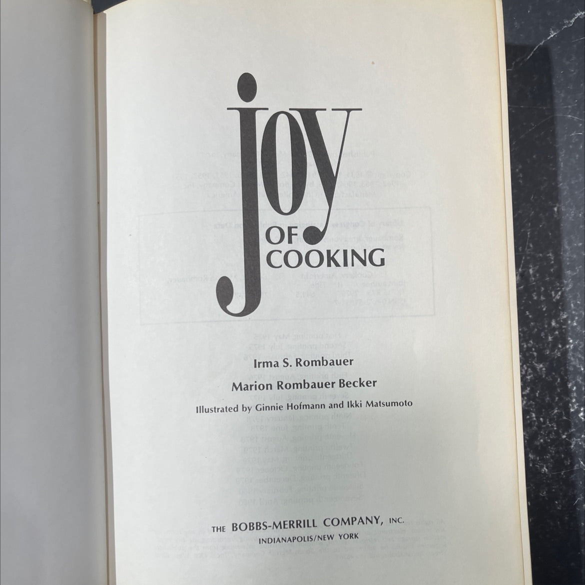 joy of cooking book, by irma s. rombauer, marion rombauer becker, 1975 Hardcover image 2