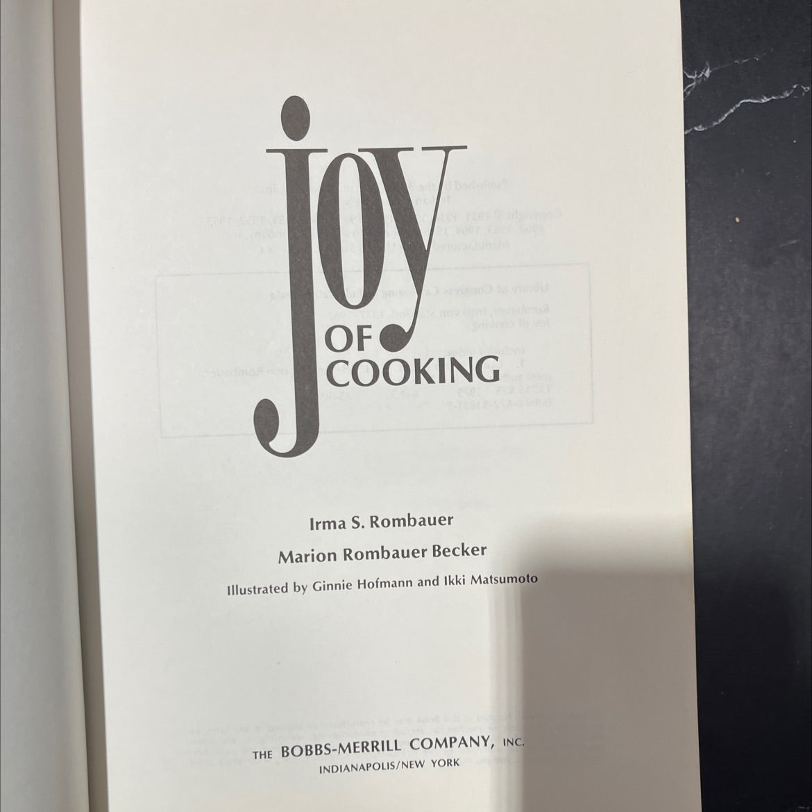 joy of cooking book, by irma s. rombauer, marion rombauer becker, 1975 Hardcover image 2