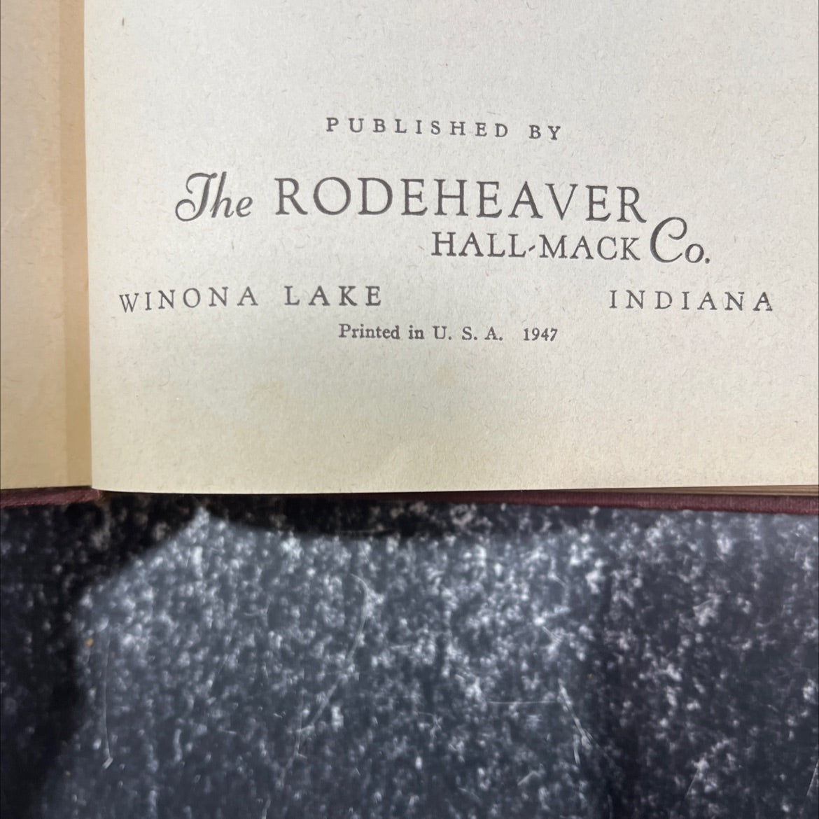 jubilate sunday school hymnal book, by j. lincoln hall, c. austin miles, adam geibel, 1947 Hardcover image 3