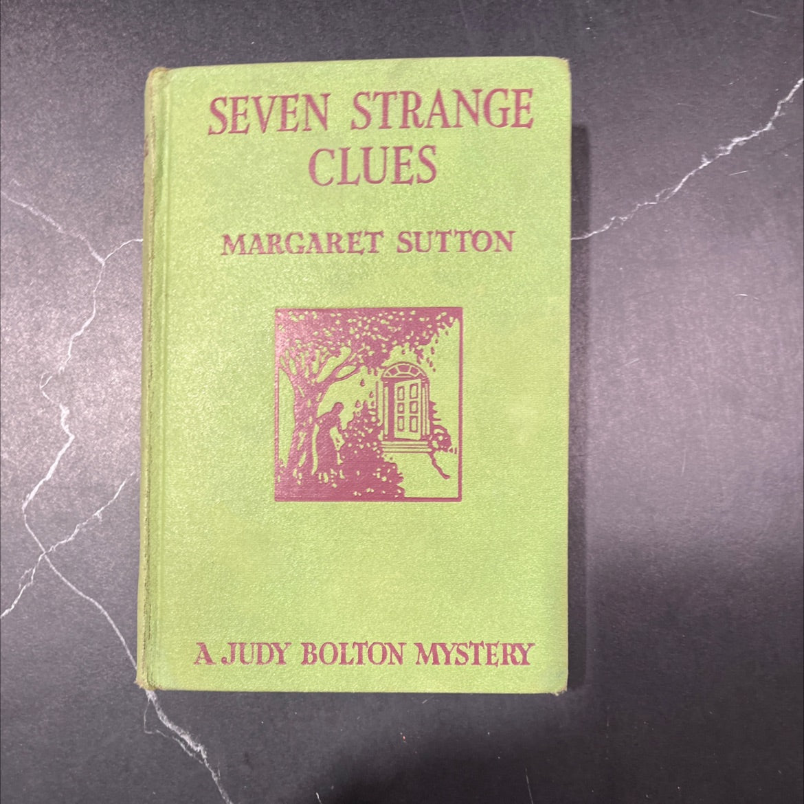 judy bolton mystery seven strange clues book, by margaret sutton, 1932 Hardcover image 1