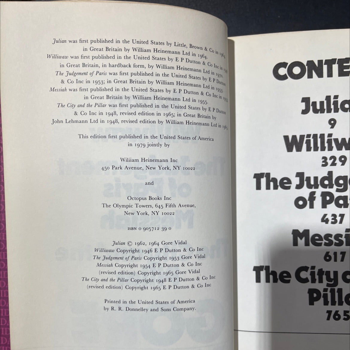 julian book, by gore vidal, 1970 Hardcover image 3