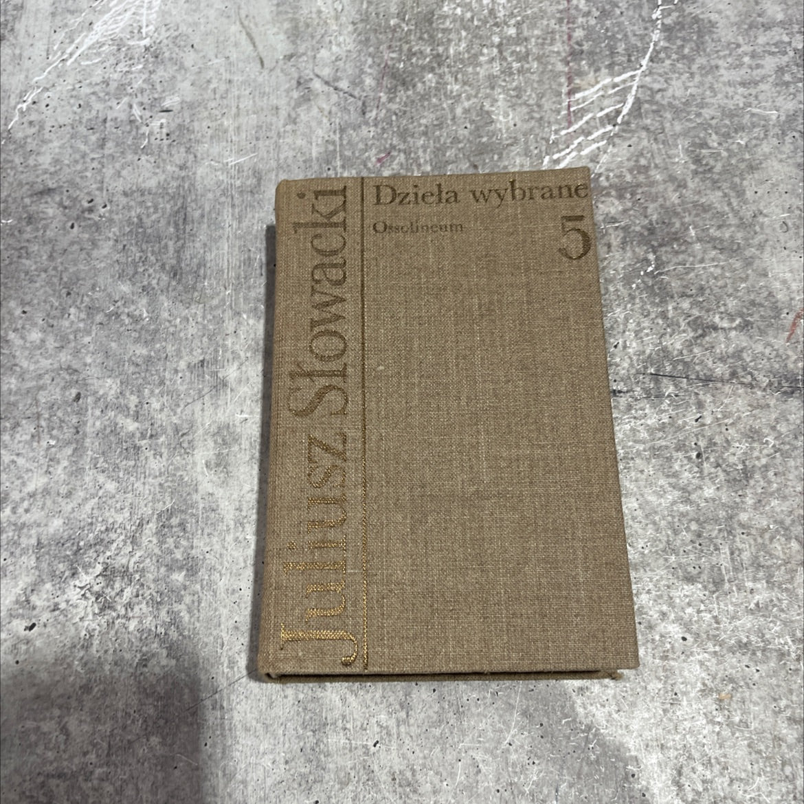juliusz słowacki selected works volume 5 dramas book, by juliusz słowacki, 1979 Hardcover image 1