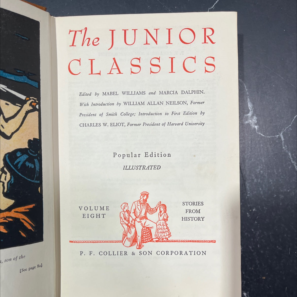 junior classics volume eight popular edition illustrated stories from history book, by Mabel Williams, Marcia Dalphin, image 2