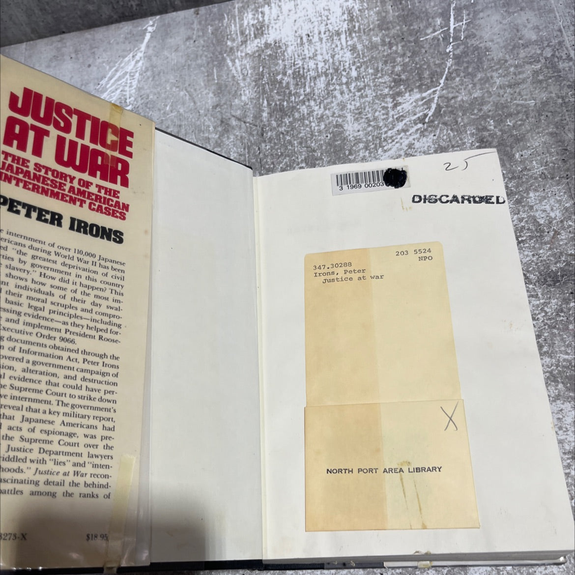 justice at war book, by Peter H. Irons, 1983 Hardcover image 4