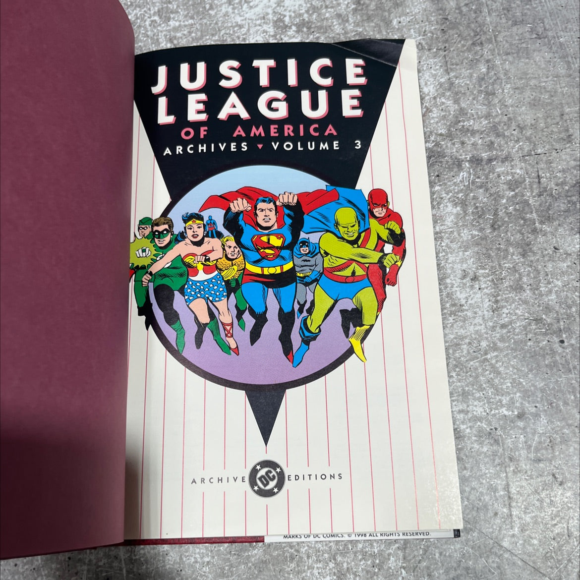 justice league of america archives volume three book, by unknown, 1994 Hardcover image 2