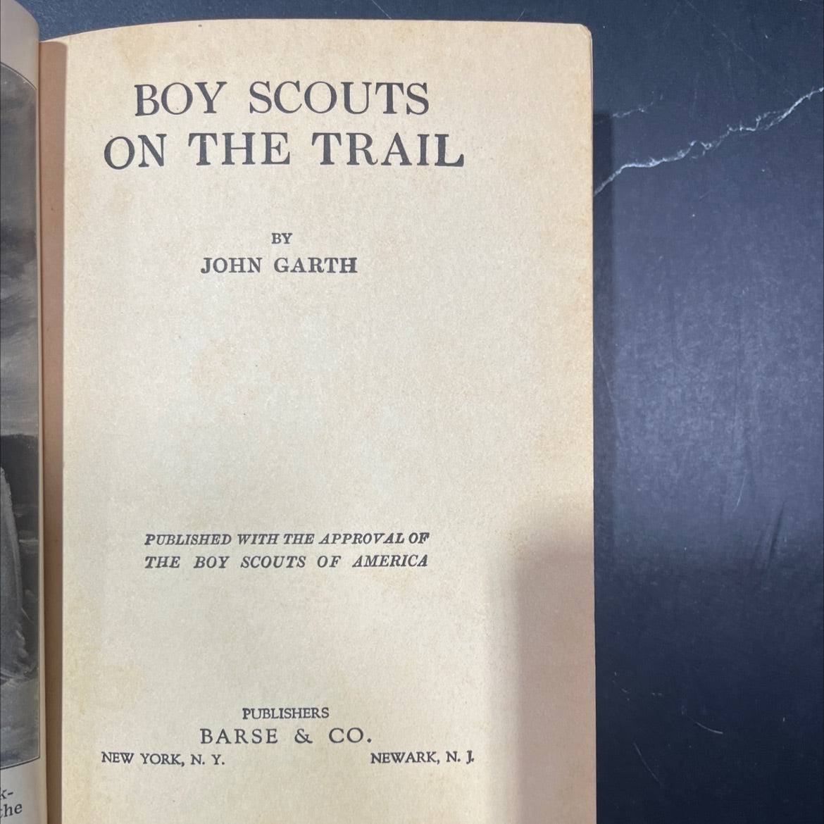 k- the boy scouts on the trail book, by john garth, 1920 Hardcover image 2