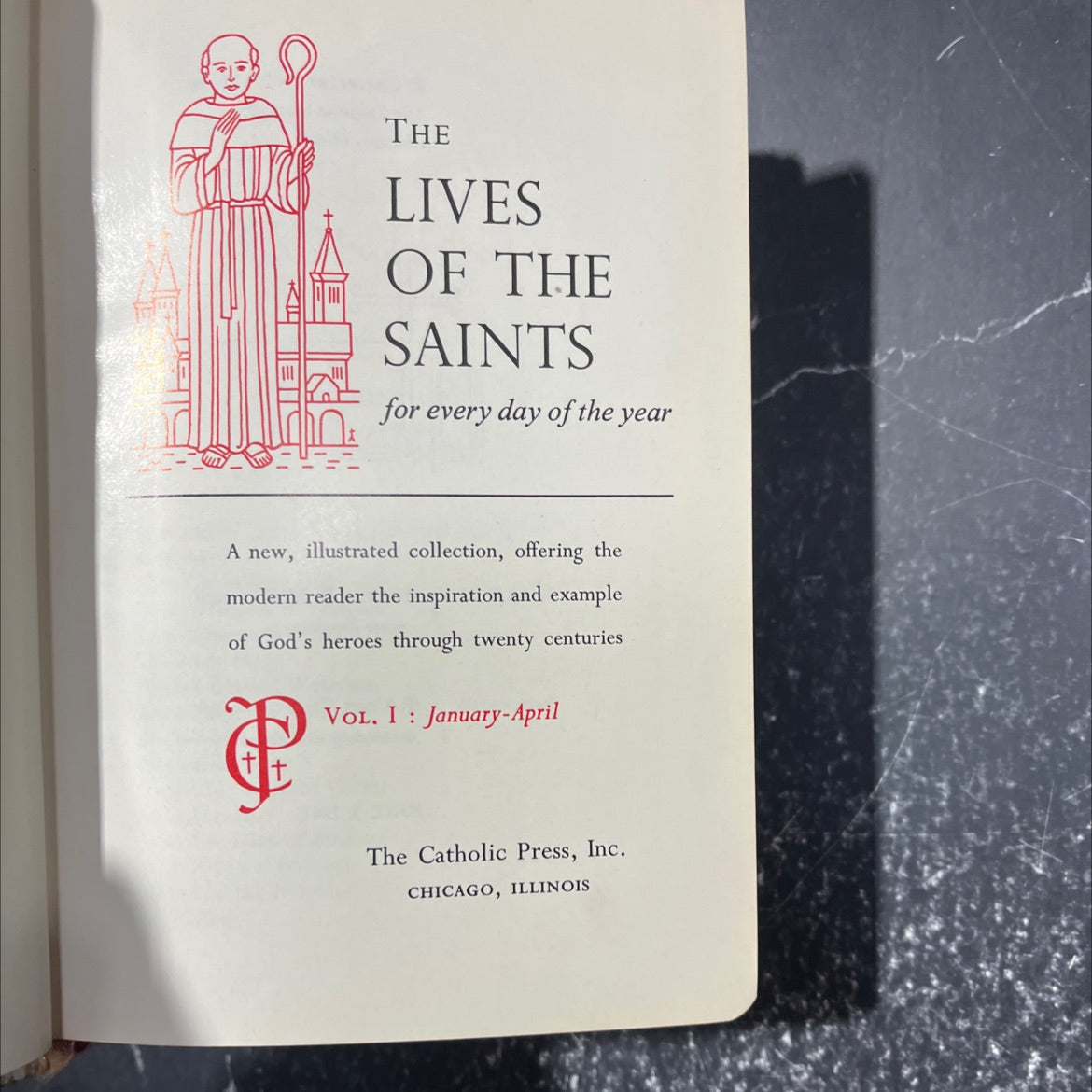 k the lives of the saints for every day of the year a new, illustrated collection book, by not stated, 1962 Hardcover image 2