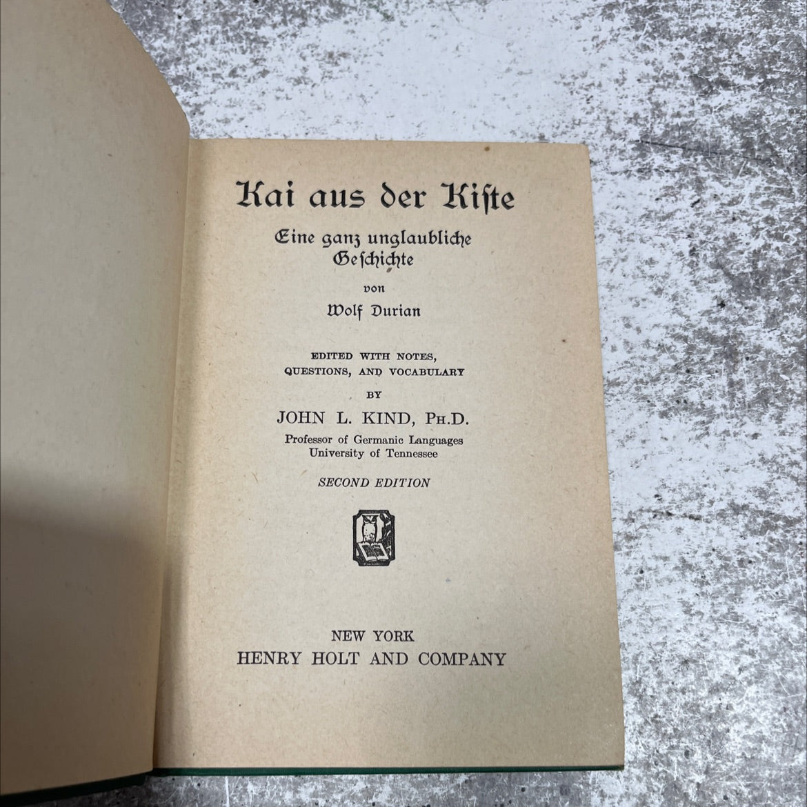 kai aus der kiste eine ganz unglaubliche geschichte book, by wolf durian, 1947 Hardcover image 2