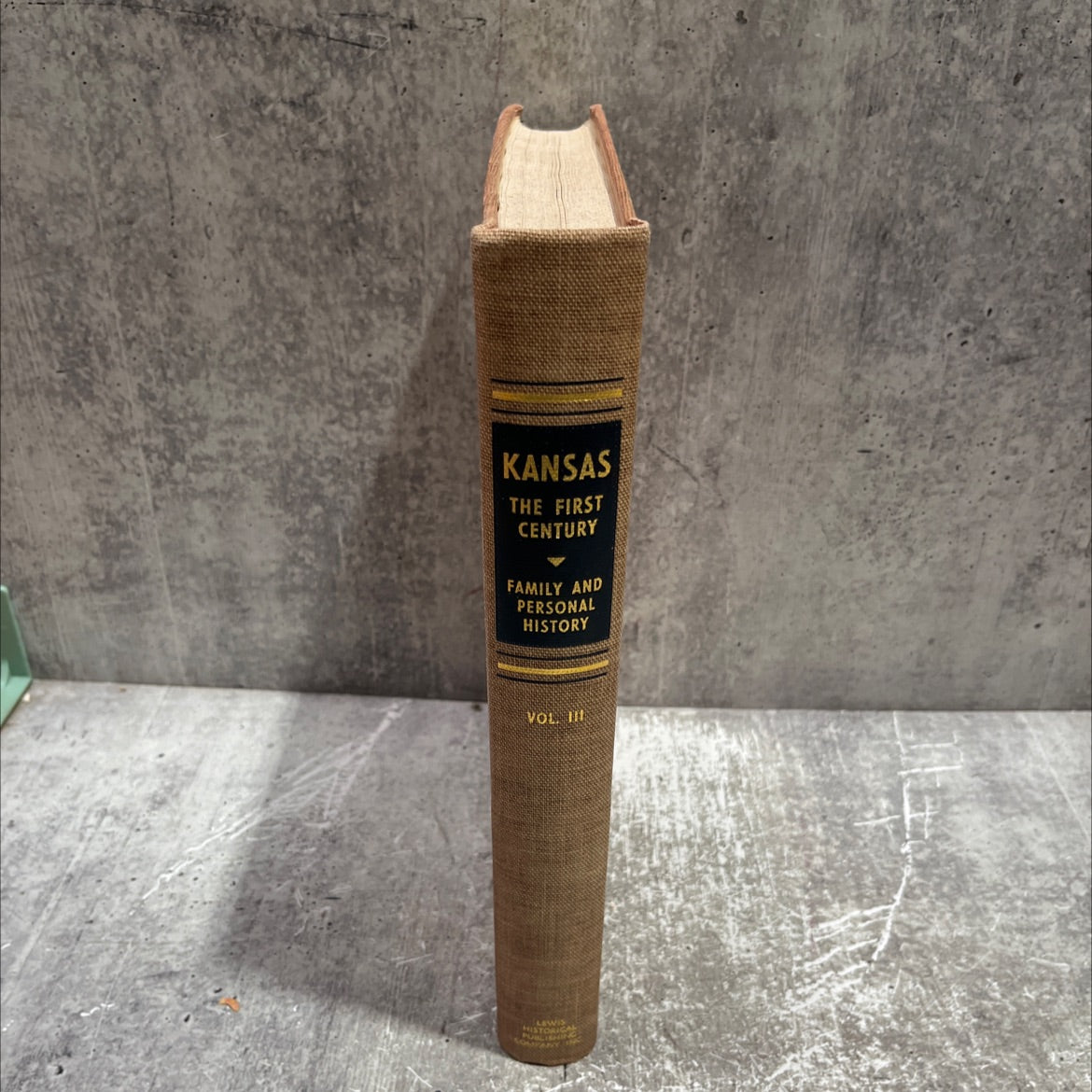 kansas the first century family and personal history volume iii book, by unknown, 1956 Hardcover image 4