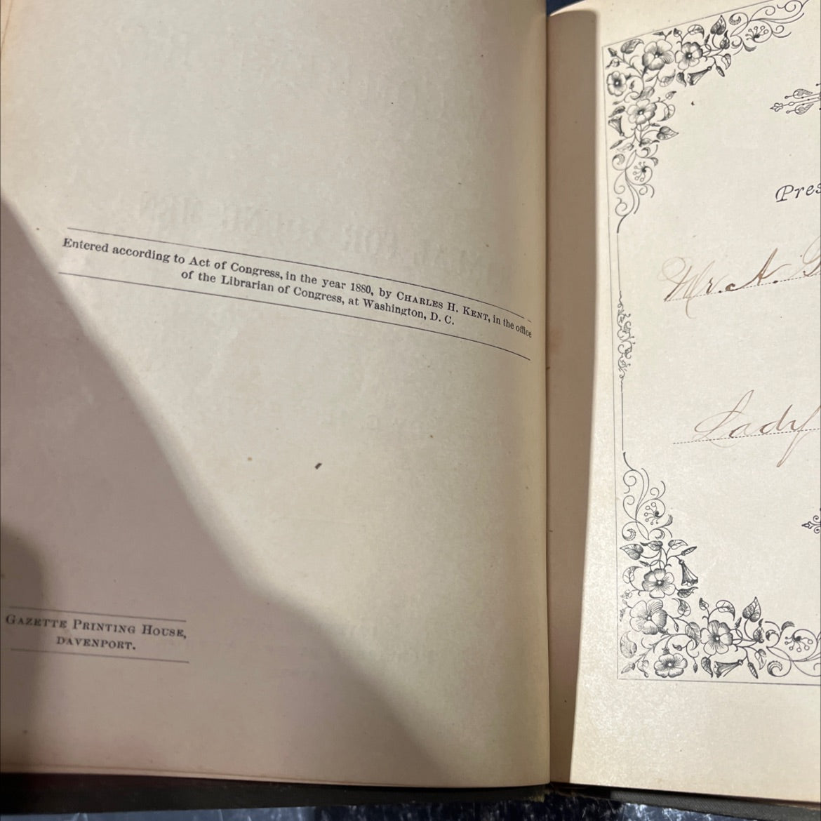 kent's new commentary: manual for young men book, by c. h. kent, 1880 Hardcover image 3