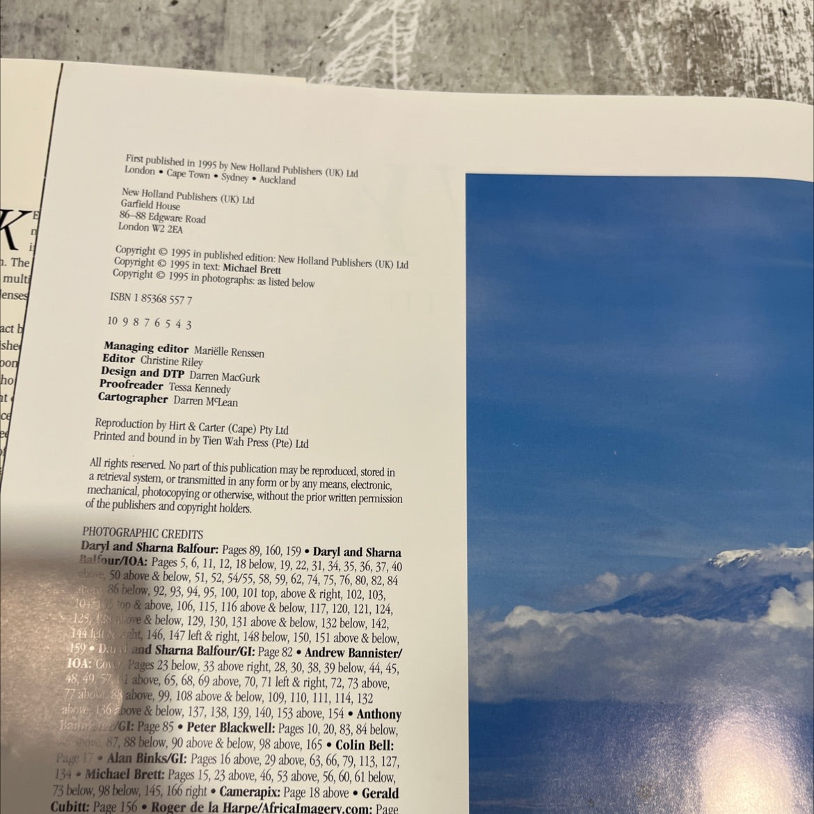 kenya the beautiful book, by Michael Brett, 1995 Hardcover image 3