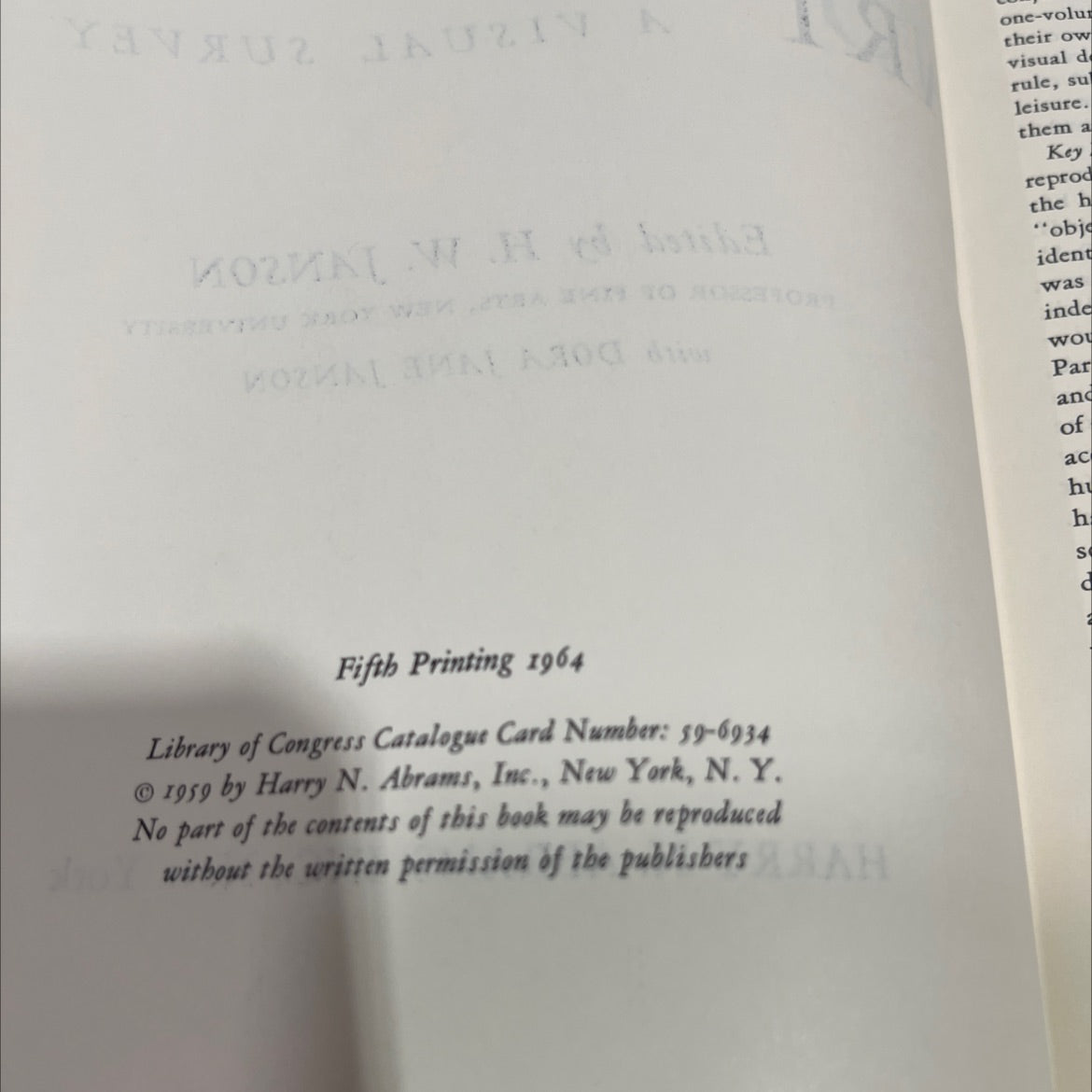 key monuments of the history of art a visual survey book, by h. w. janson, dora jane janson, 1964 Hardcover image 3