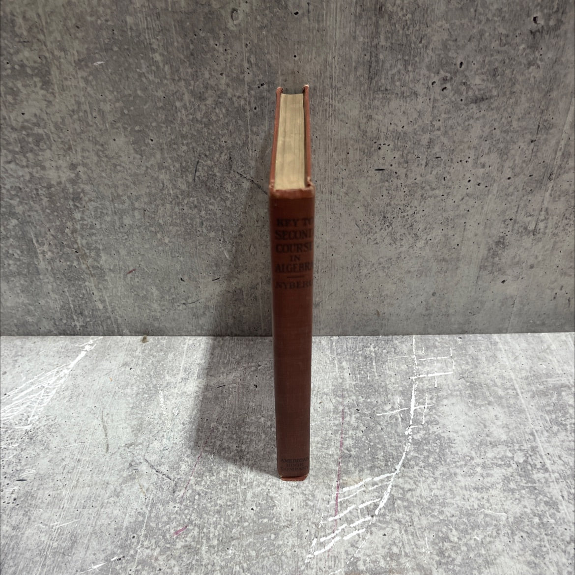 key to second course in algebra book, by joseph a. nyberg, 1927 Hardcover image 4
