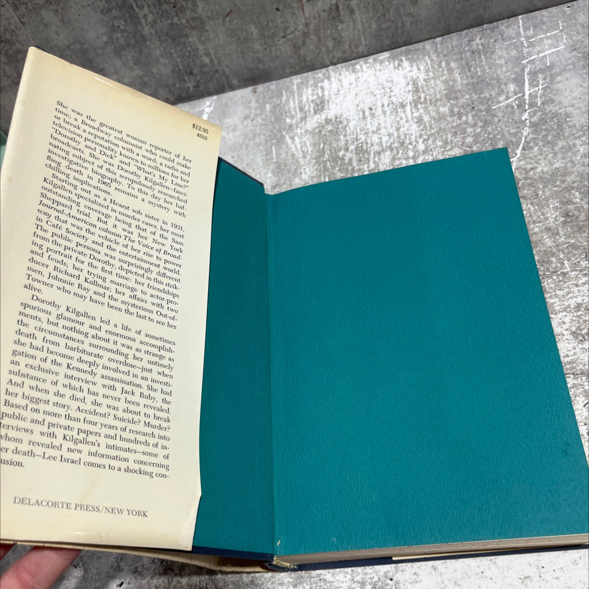 kilgallen book, by lee israel, 1979 Hardcover image 4