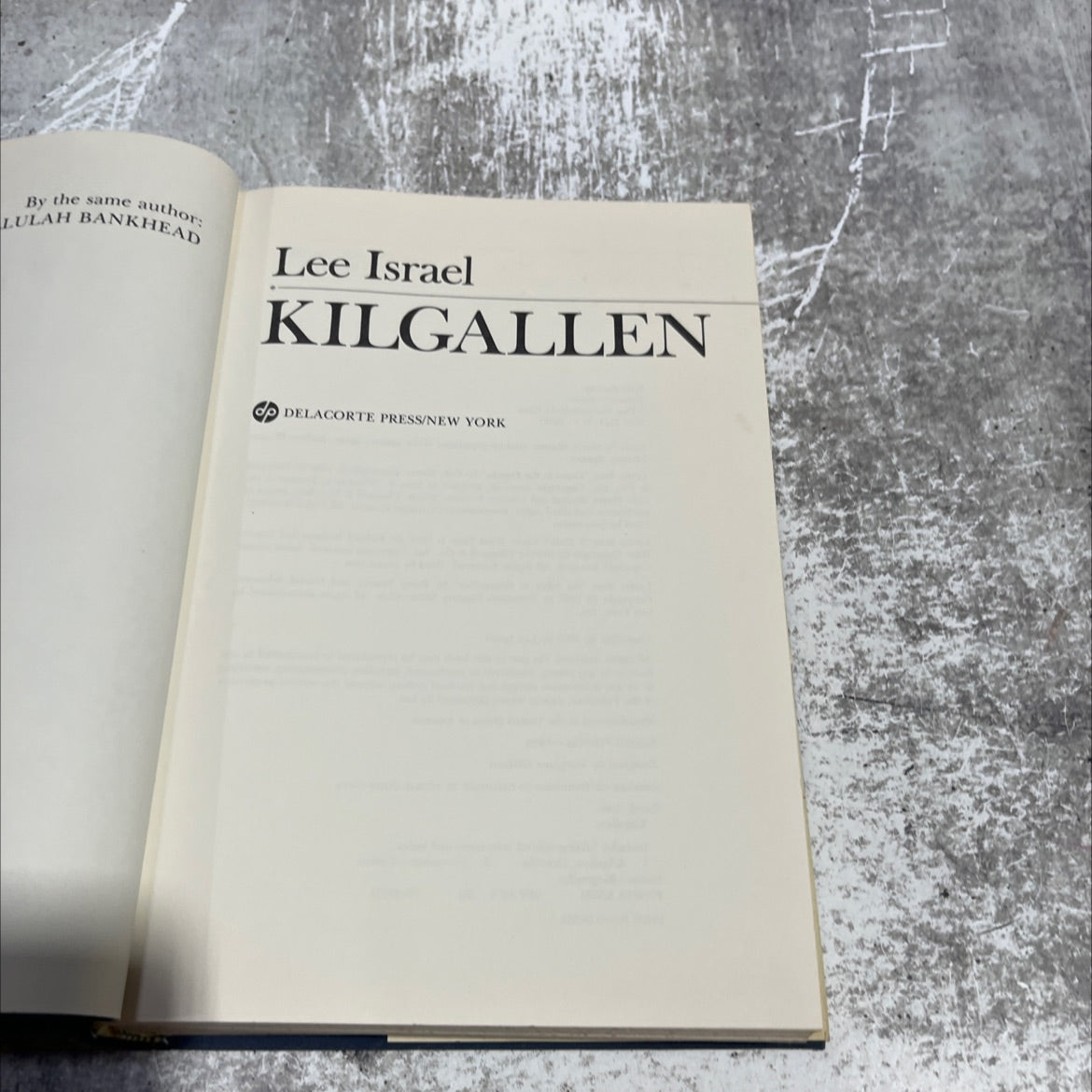 kilgallen book, by lee israel, 1979 Hardcover image 2