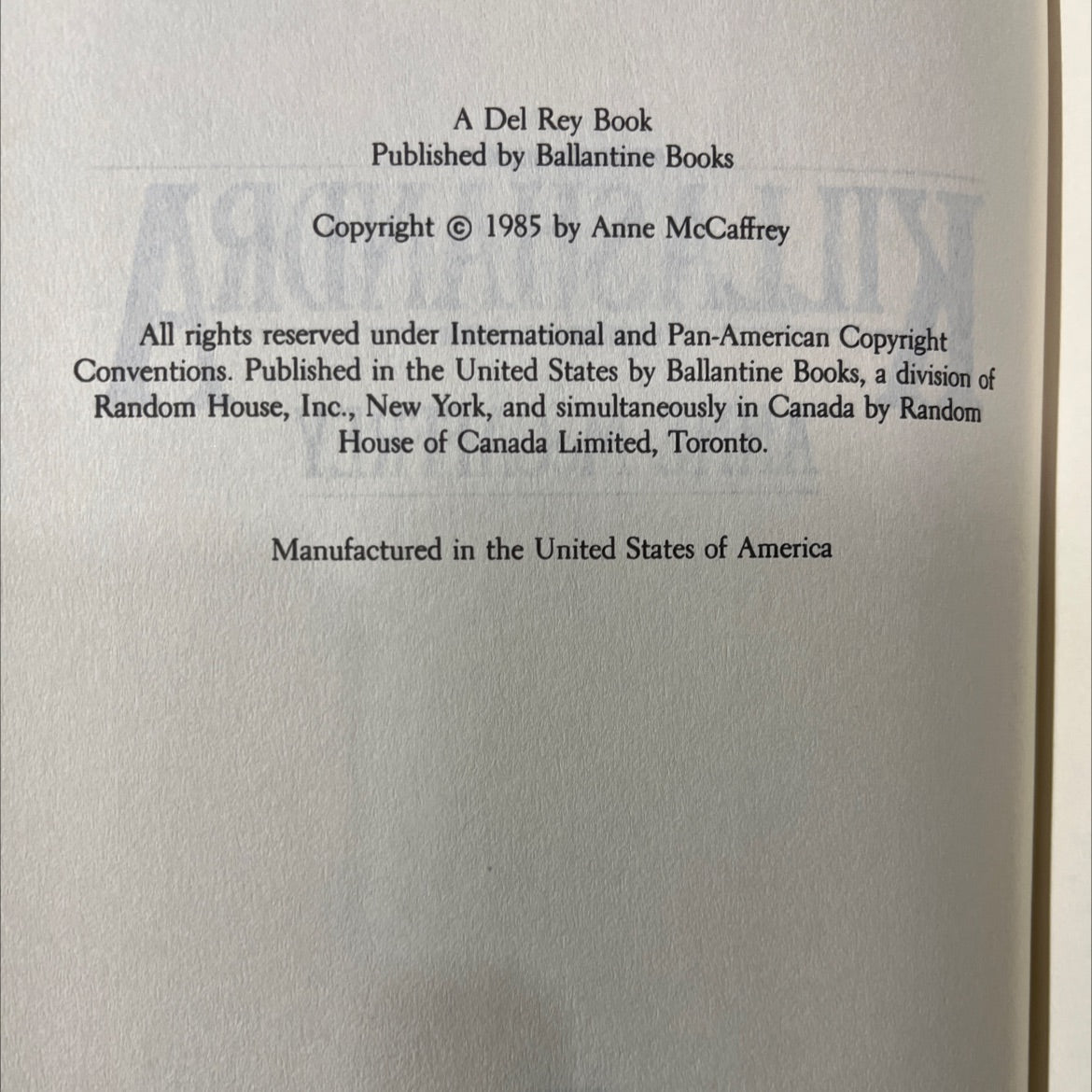 killashandra book, by anne mccaffrey, 1985 Hardcover image 3