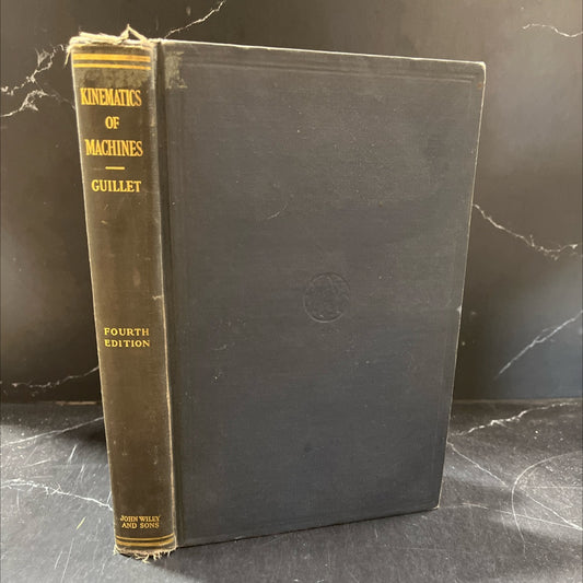 kinematics of machines book, by george l. guillet, 1940 Hardcover image 1