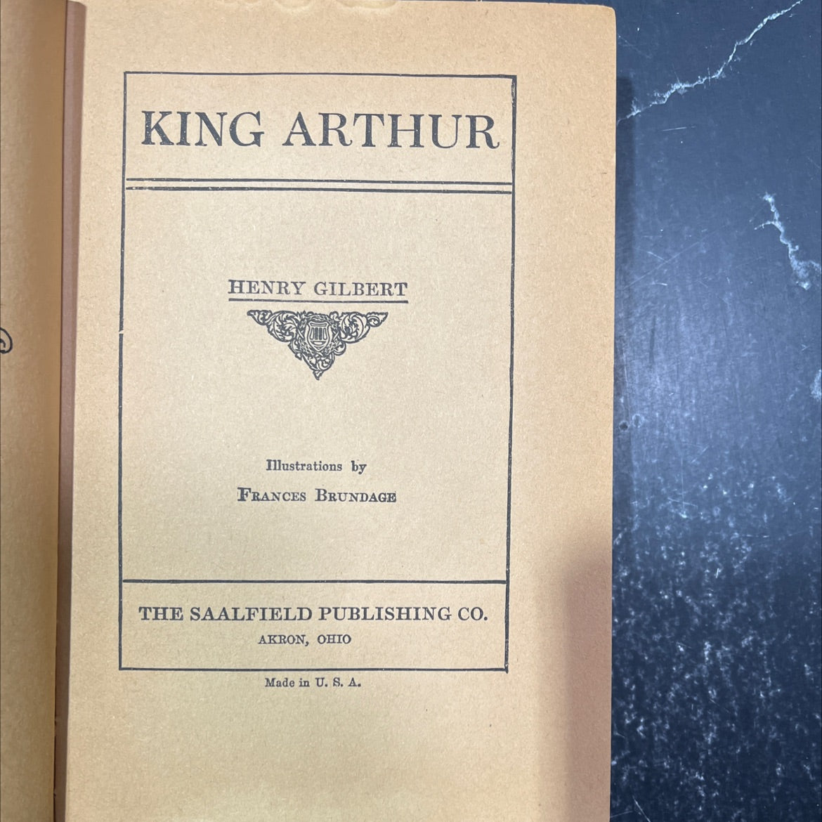 king arthur book, by henry gilbert, 1970 Hardcover image 2