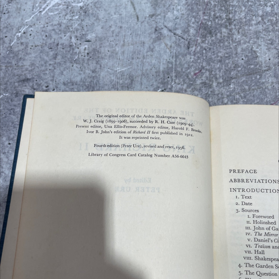 king richard ii book, by william shakespeare, 1956 Hardcover image 3