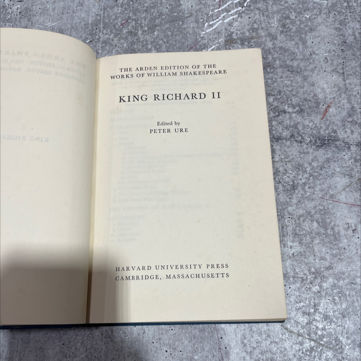 king richard ii book, by william shakespeare, 1956 Hardcover image 2