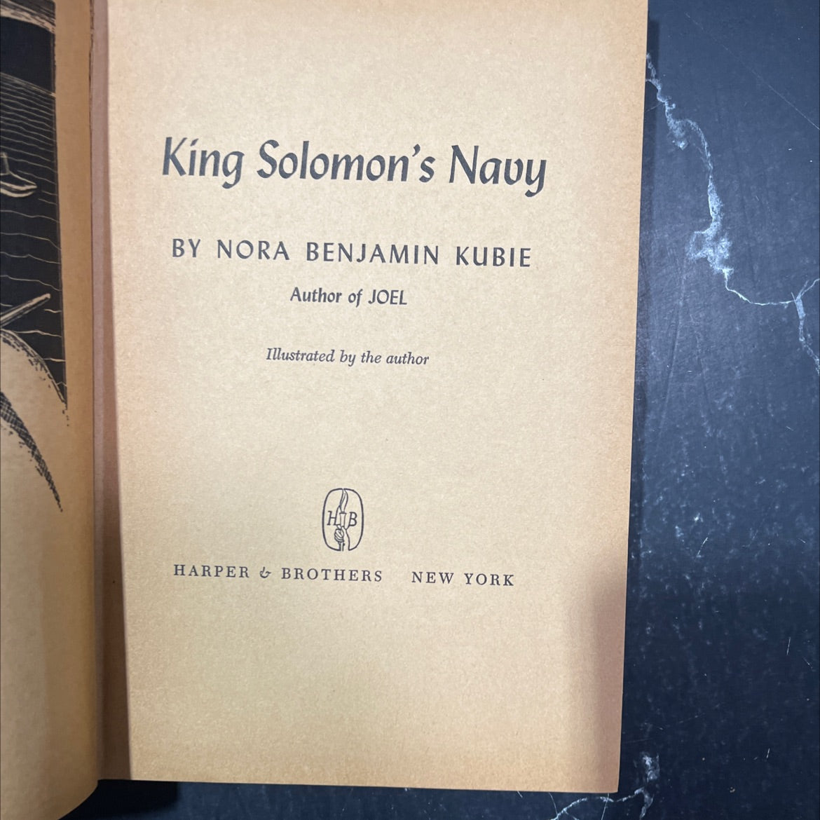 king solomon's navy book, by nora benjamin kubie, 1954 Hardcover image 2