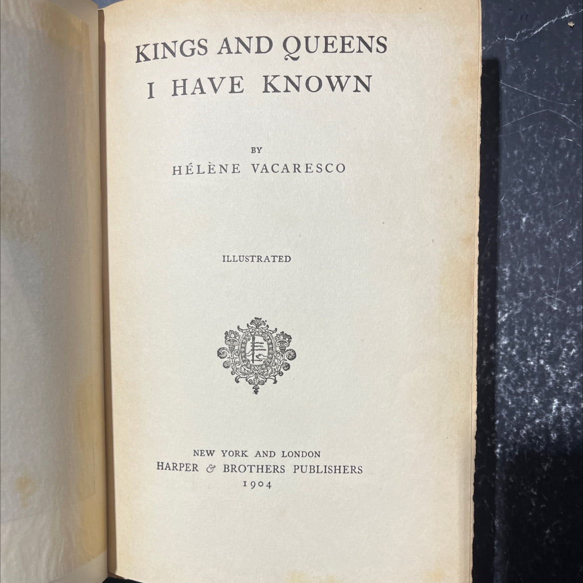 kings and queens i have known book, by hélène vacaresco, 1904 Hardcover image 2