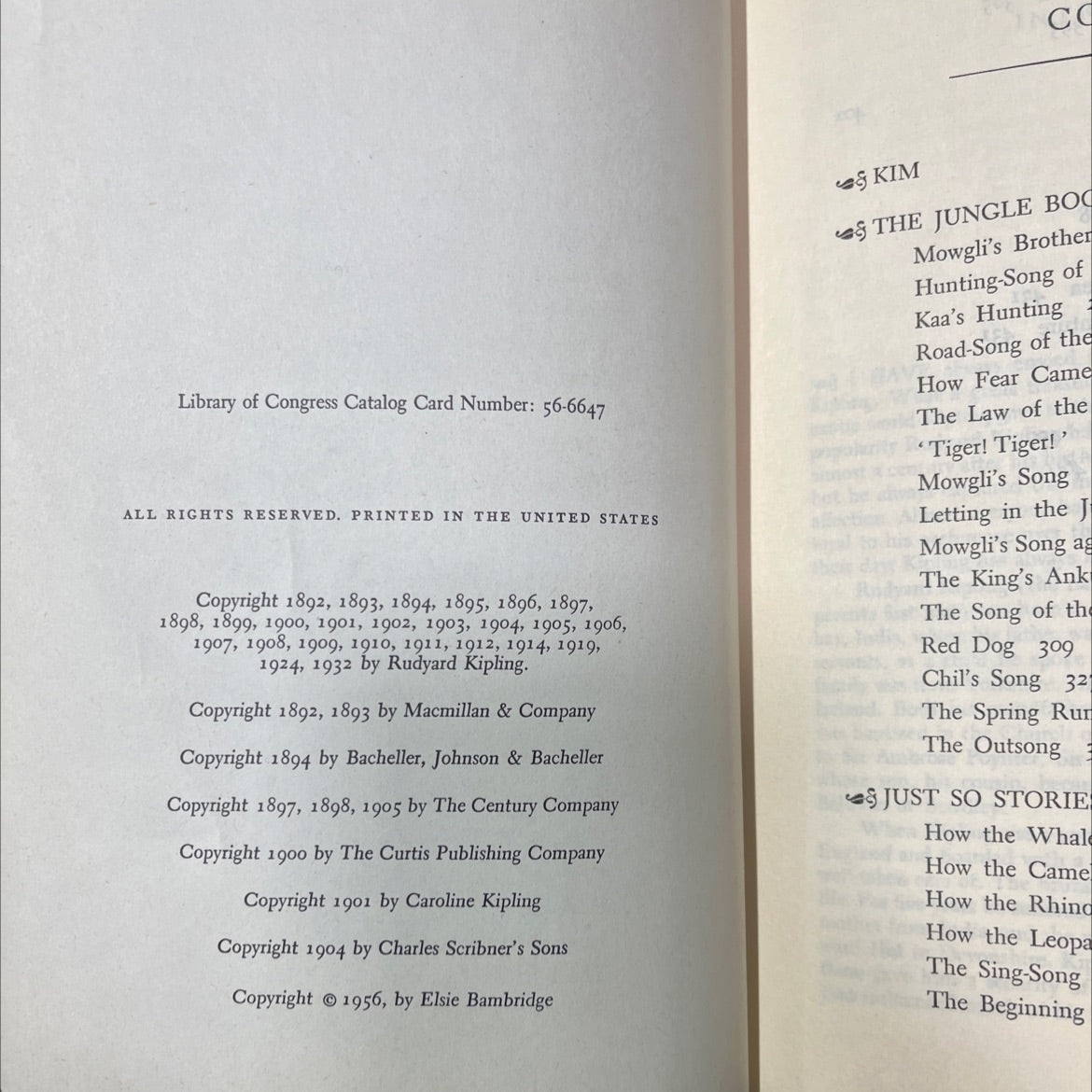 kipling a selection of his stories and poems book, by john beecroft, 1956 Hardcover image 3
