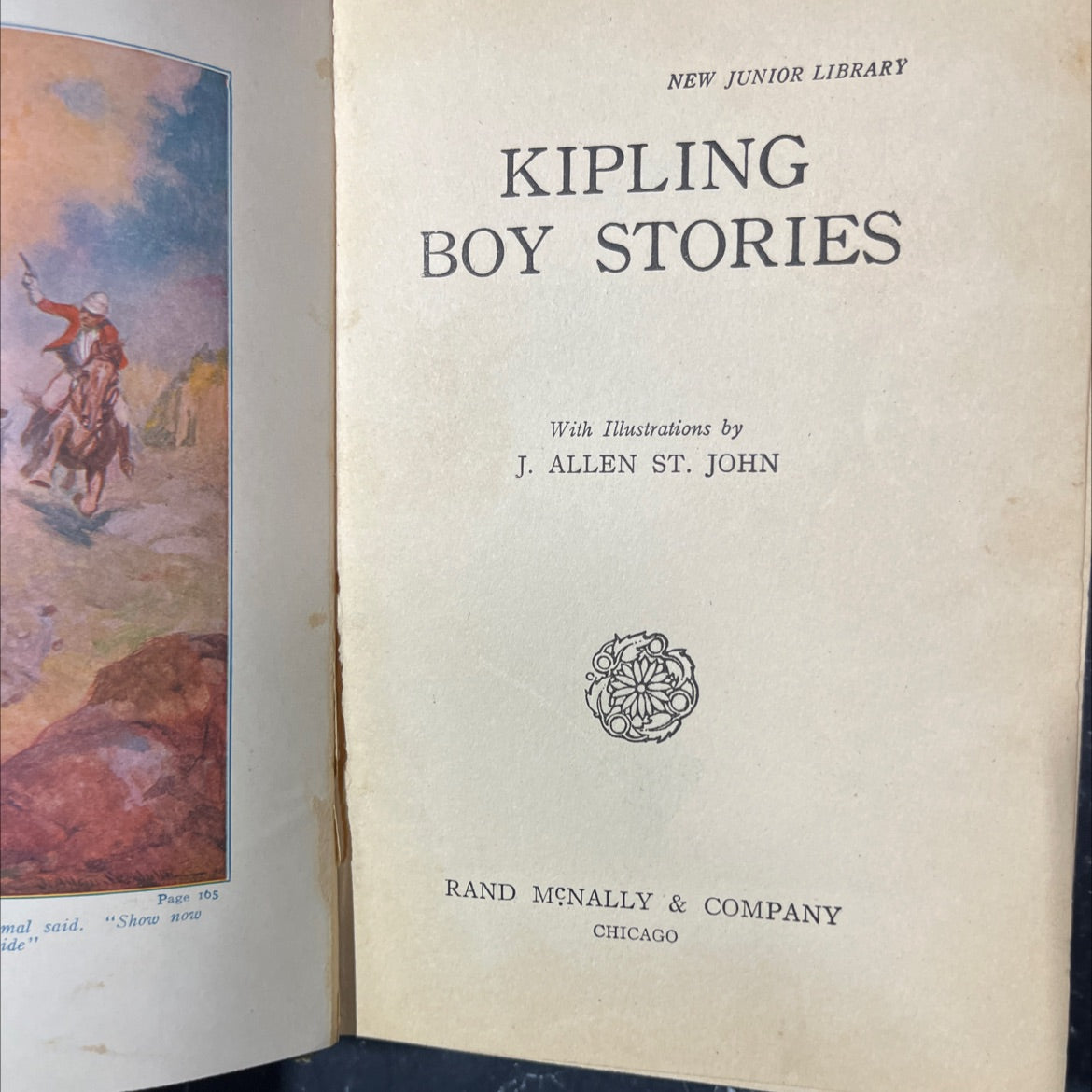 kipling boy stories book, by rudyard kipling, 1916 Hardcover image 2