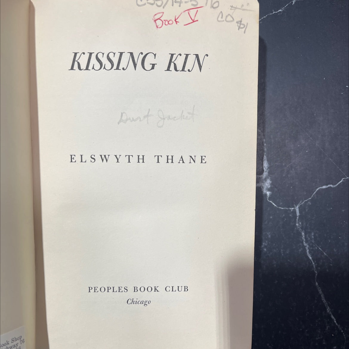 kissing kin book, by elswyth thane, 1948 Hardcover image 2