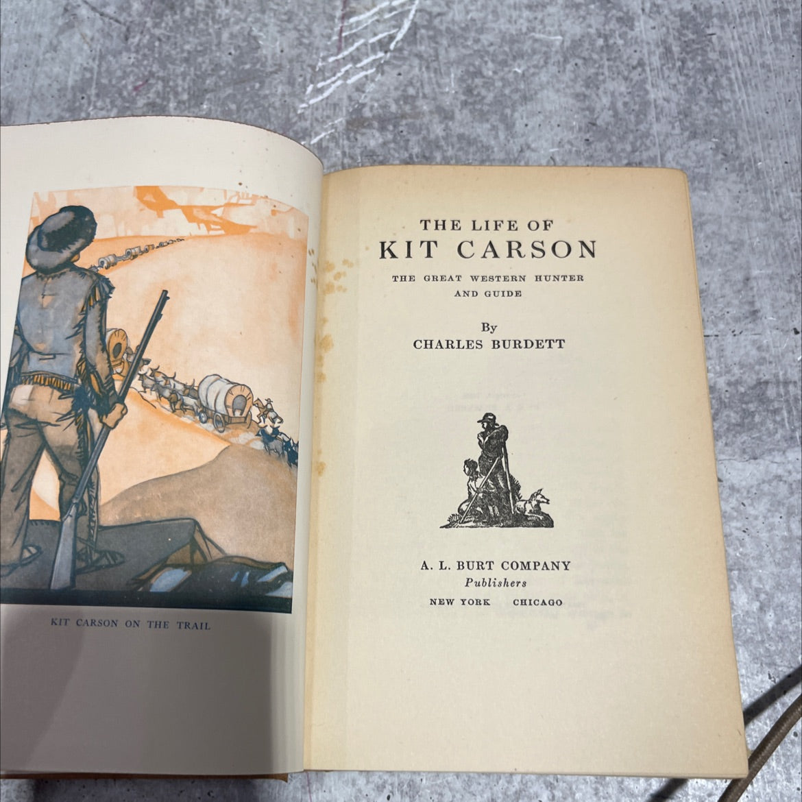 kit carson on the trail the life of kit carson the great western hunter and guide book, by charles burdett, 1902 image 2