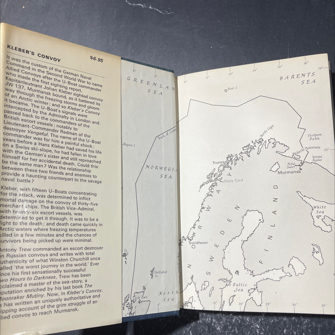 kleber's convoy book, by antony trew, 1973 Hardcover image 4