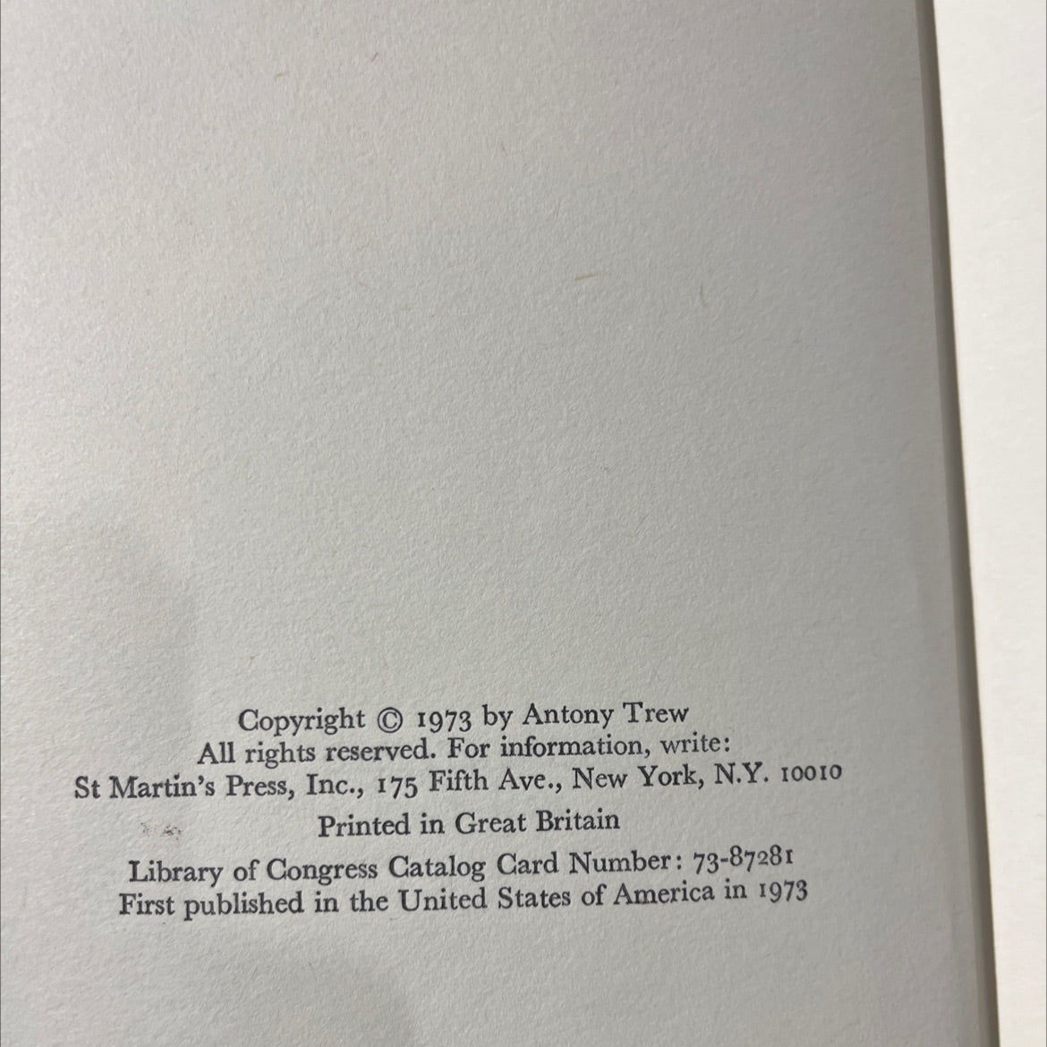 kleber's convoy book, by antony trew, 1973 Hardcover image 3