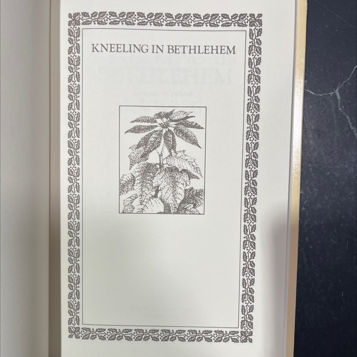 kneeling in bethlehem book, by Ann Weems, 1987 Hardcover image 2