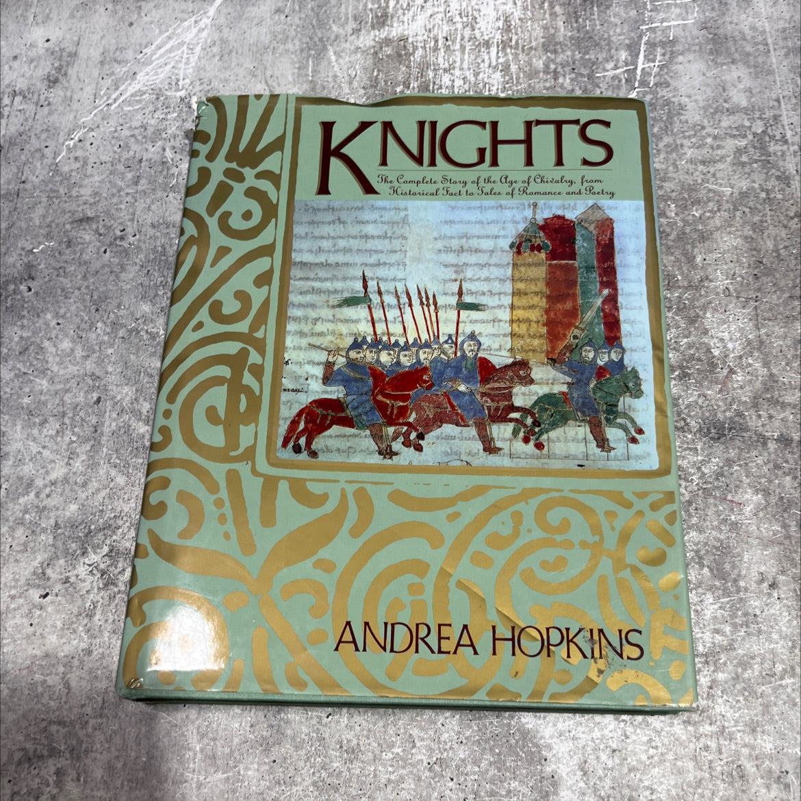 knights book, by andrea hopkins, 1991 Hardcover image 1