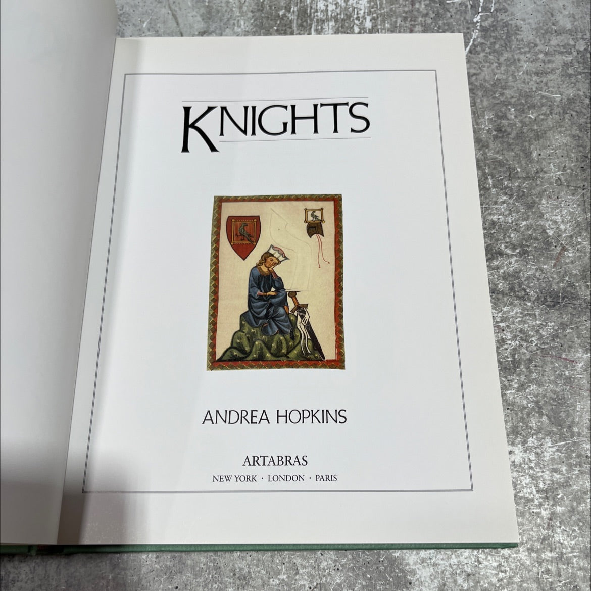 knights book, by andrea hopkins, 1991 Hardcover image 2