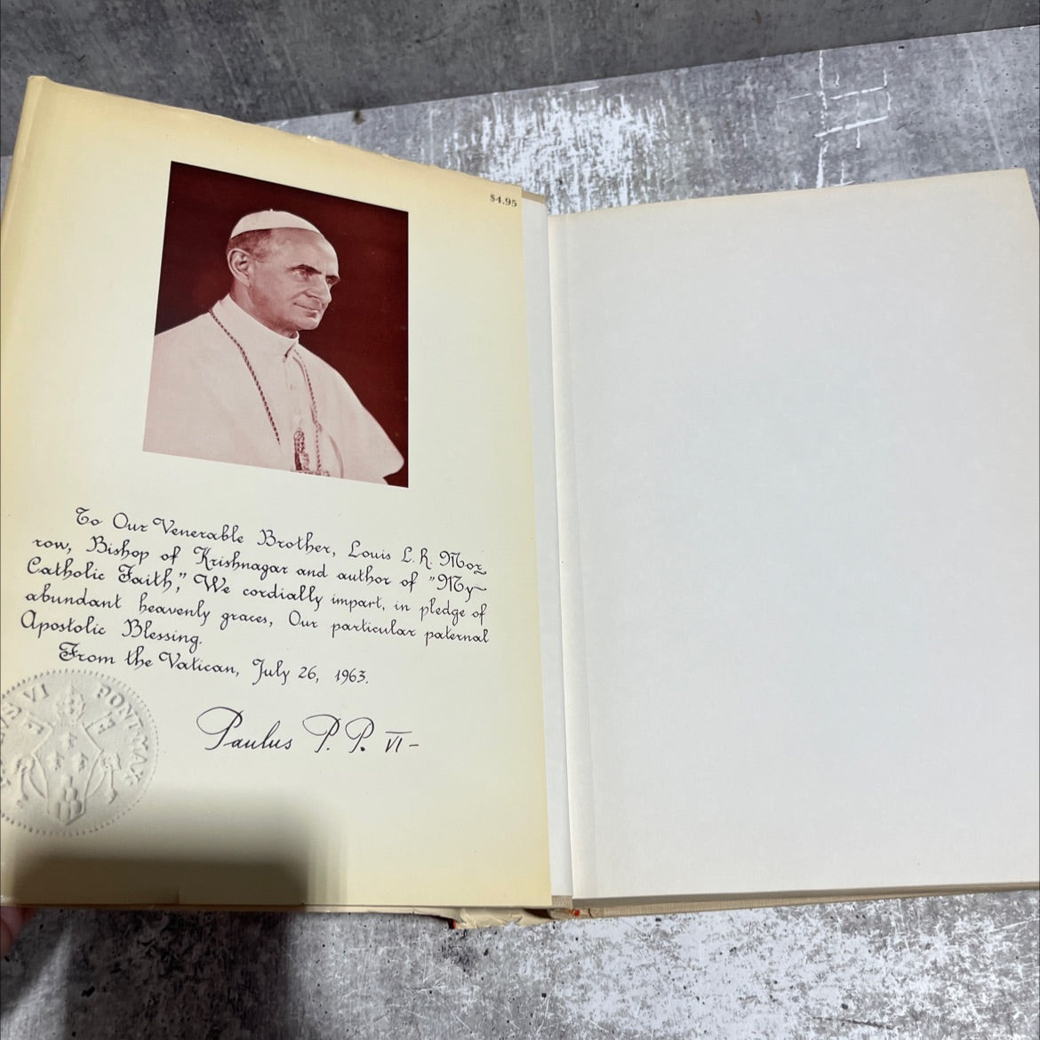 know god better to love him more book, by louis laravoire morrow, 1970 Hardcover image 4