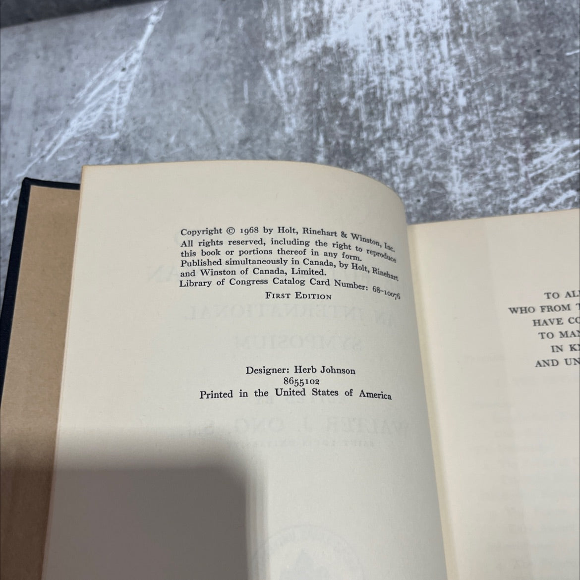 knowledge and the future of man book, by Walter J. Ong, S.J., 1968 Hardcover image 3