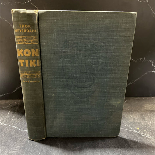 kon-tiki across the pacific by raft book, by thor heyerdahl, 1950 Hardcover image 1