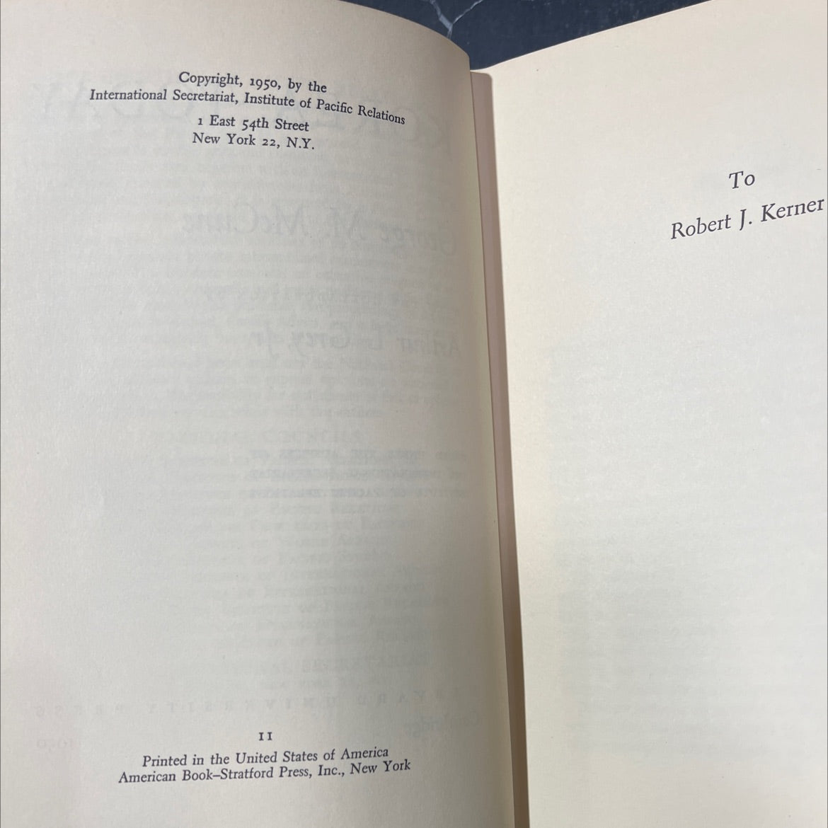 korea today book, by george m. mccune, 1950 Hardcover image 3