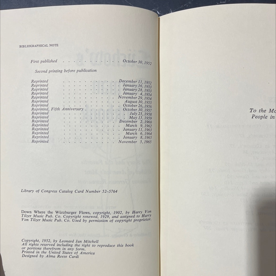 lüchow's german cookbook book, by jan mitchell, 1970 Hardcover image 3