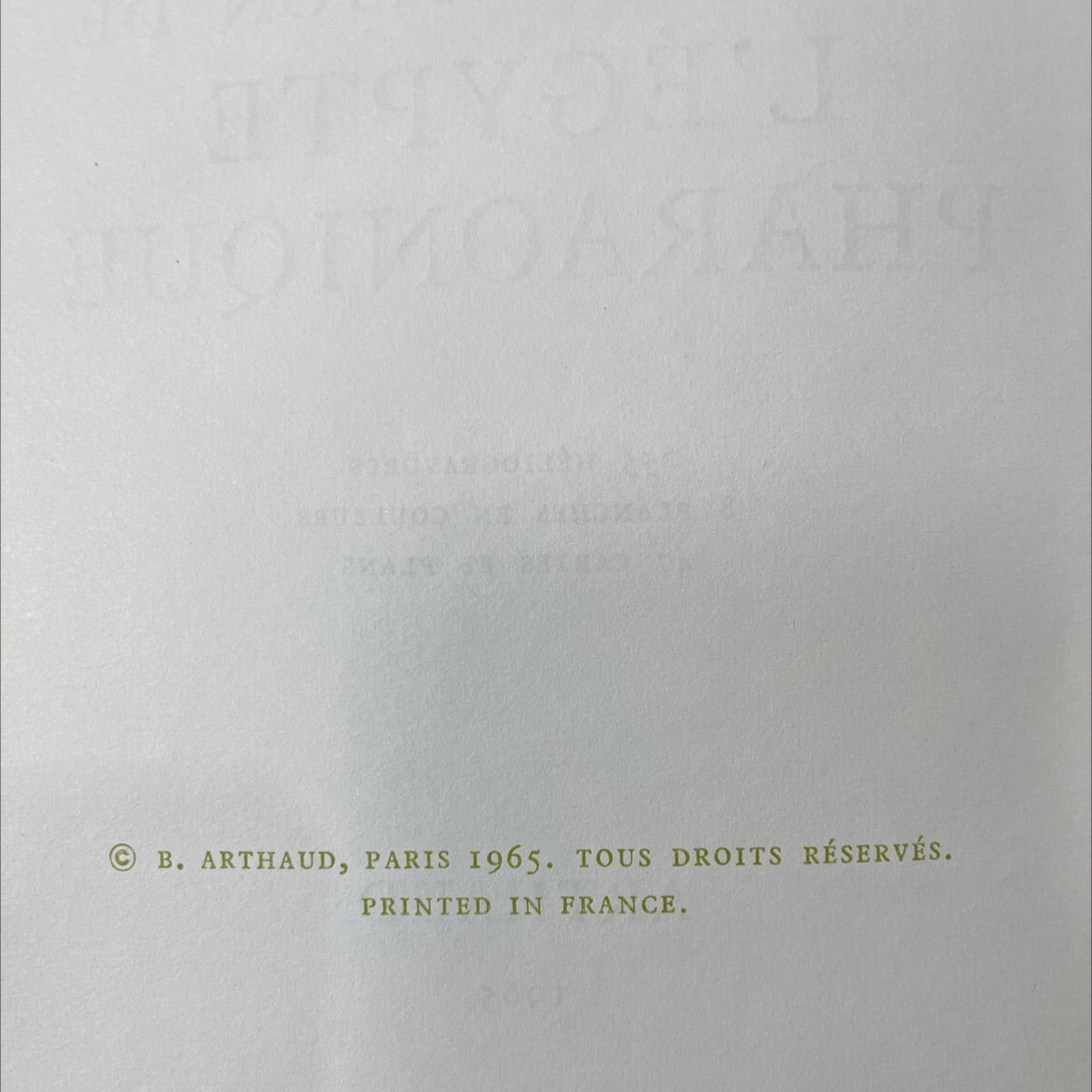 la civilisation de l'égypte pharaonique book, by françois daumas, 1965 Hardcover image 3