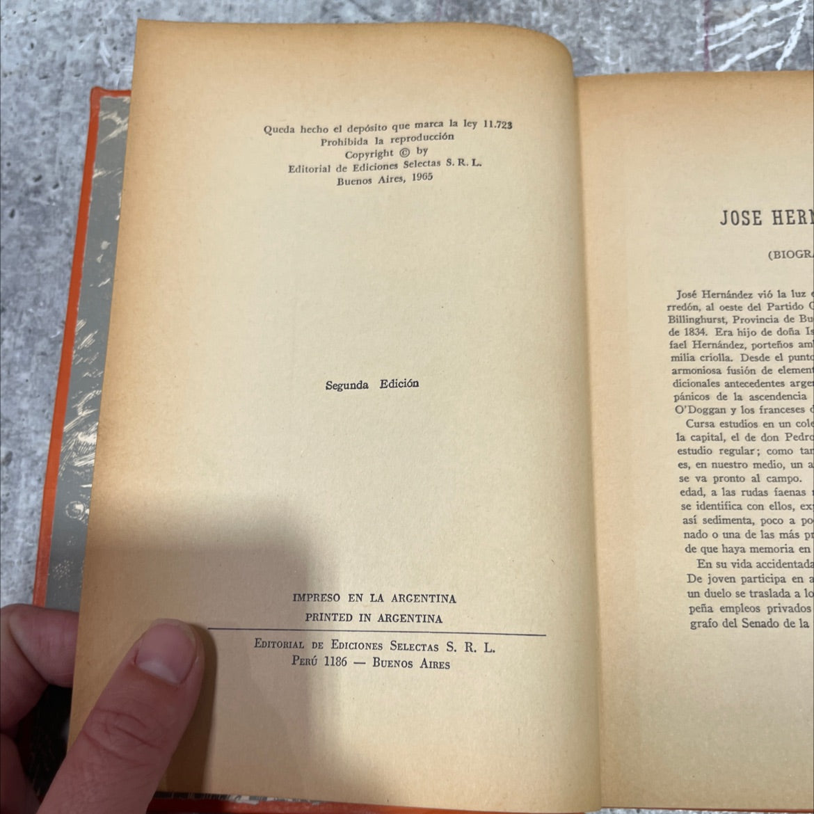 la vuelta de martin fierro book, by jose hernandez, 1965 Hardcover image 3