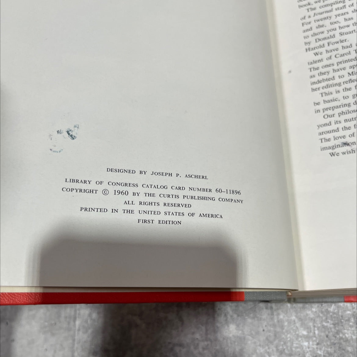 ladies' home journal cookbook book, by carol truax, 1960 Hardcover image 3