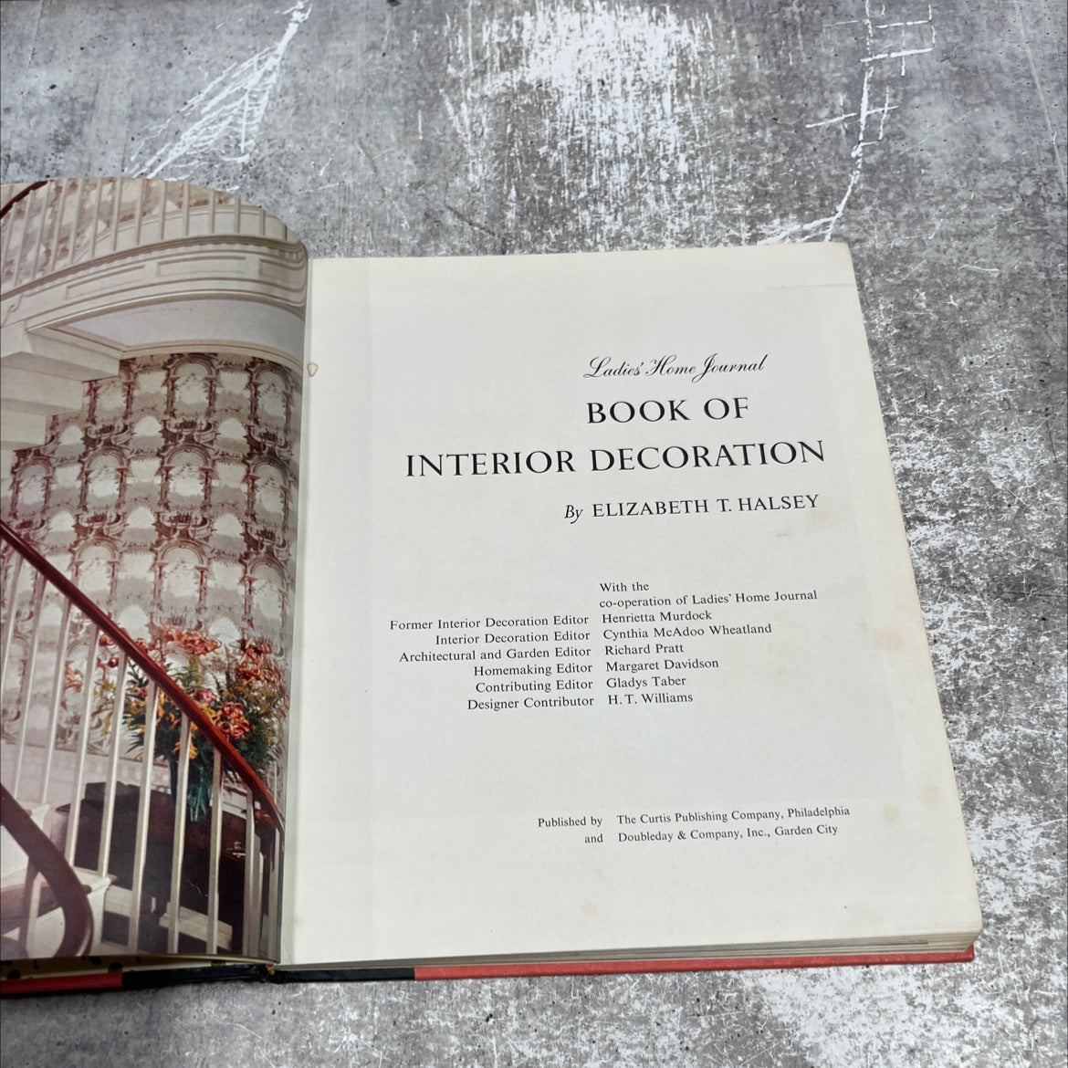ladies home journal book of interior decoration book, by elizabeth t. halsey, 1959 Hardcover image 2