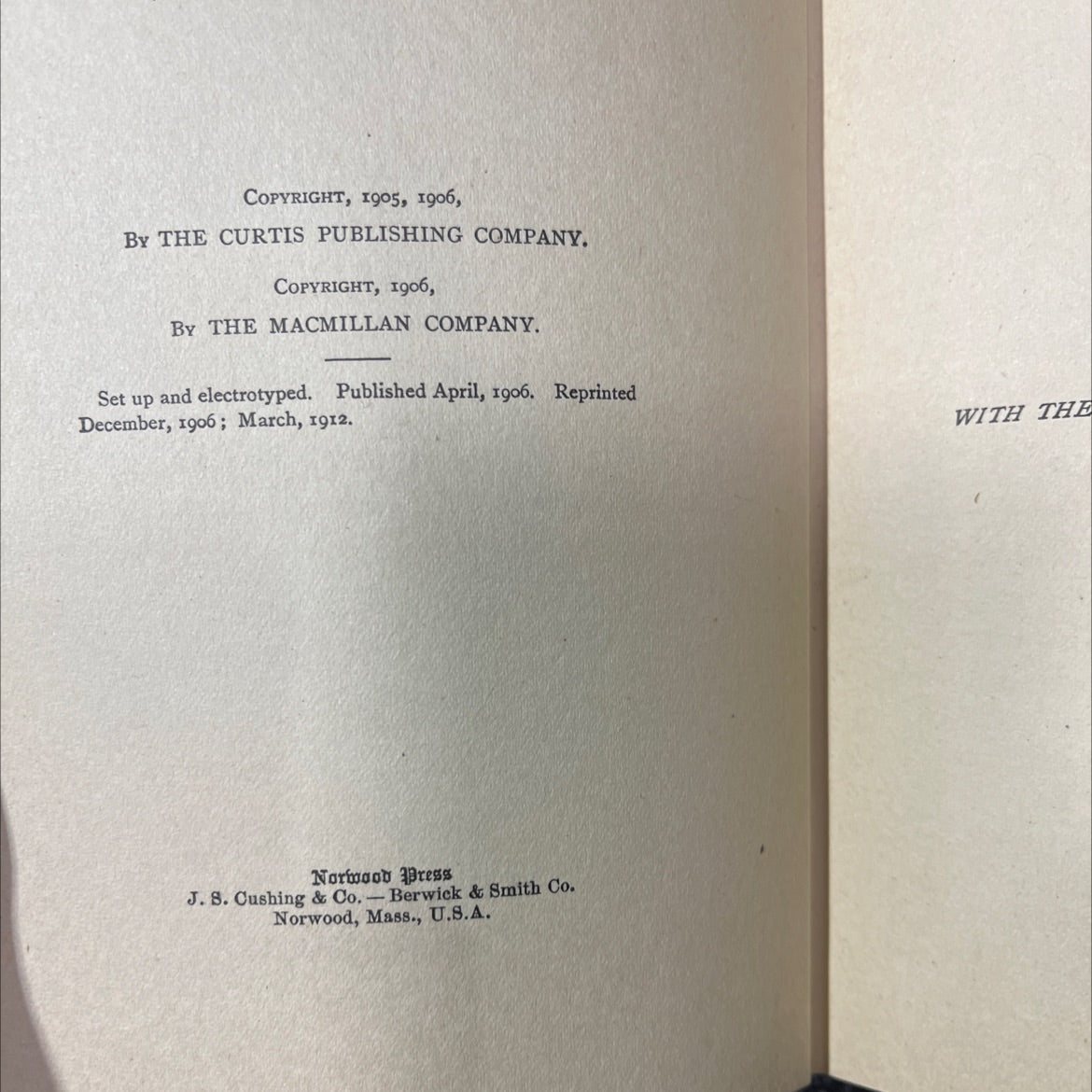 lady baltimore book, by owen wister, 1906 Hardcover image 3