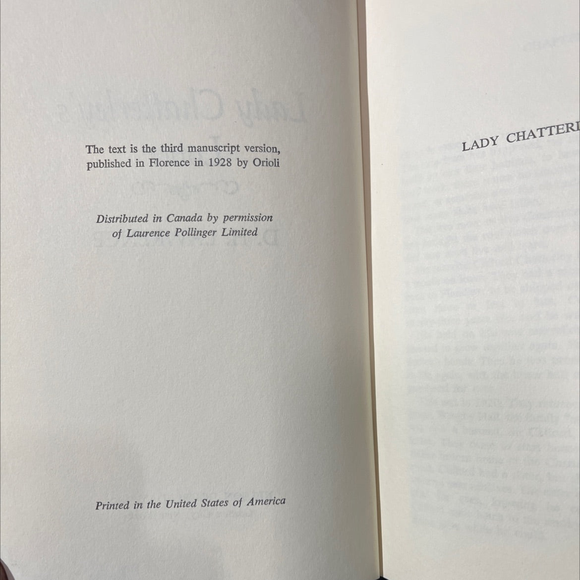 lady chatterley's lover book, by d. h. lawrence, 1928 Hardcover image 3