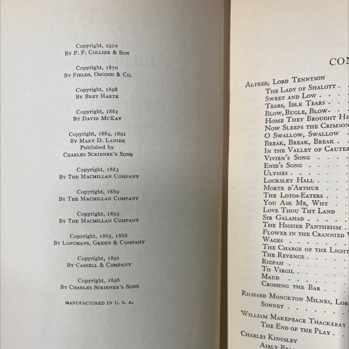 lady of shalott book, by alfred, lord tennyson, 1896 Hardcover image 3