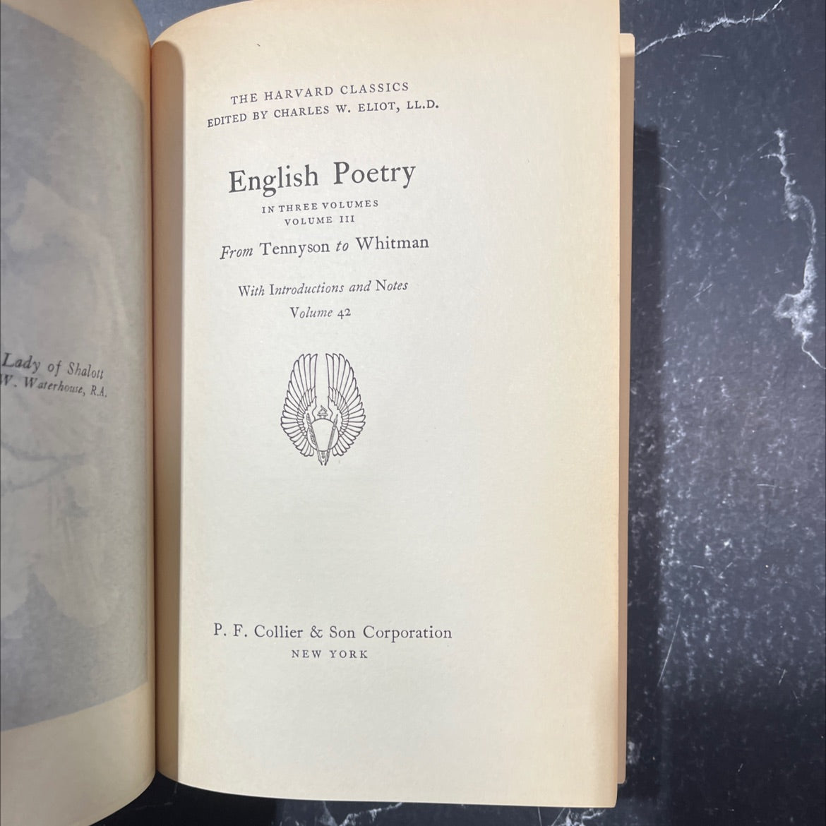 lady of shalott book, by alfred, lord tennyson, 1896 Hardcover image 2